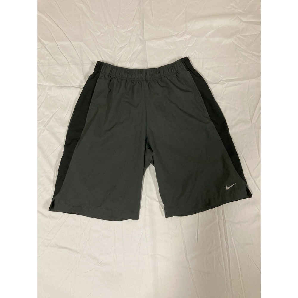 Nike Dri-Fit Training Sports Shorts Men's Size Medium Dark Gray Drawstrings